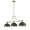 Z-Lite Melange 3 Light Chandelier, Heritage Brass & Bronze + Heritage Brass 725-3HBR-D12BRZ+HBR - alternate 5